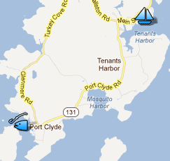 Map of Public Landing in St. George Maine